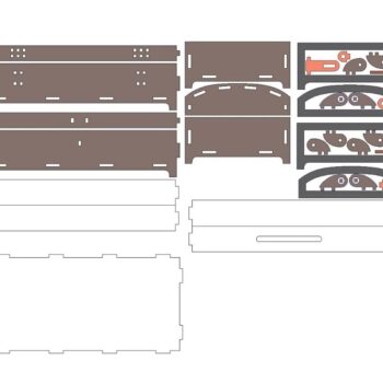 Intra απο ξύλο plywood 3mm-4mm πάχος – ξύλο Τράπεζας Θησαυρού 15x20 cm INTRAVECTRY-MY555318 - Image 2
