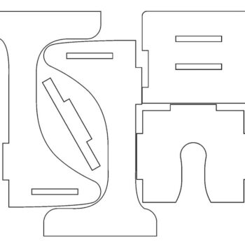 Intra απο ξύλο plywood 3mm-4mm πάχος – Βάση λίμα στήριξης πιστολιού ψεκασμού 10x10 cm INTRAVECTRY-MY555322 - Image 2