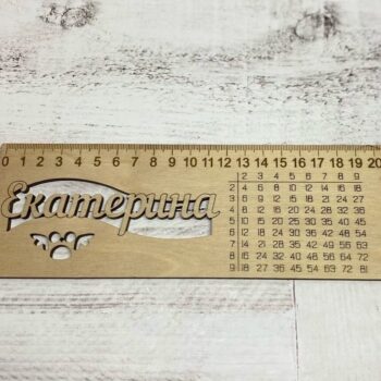 Intra απο ξύλο plywood 3mm-4mm πάχος – Εξατομικευμένο ξύλο ξύλινου χάρακα 25x25 cm INTRAVECTRY-MY555332 - Image 1