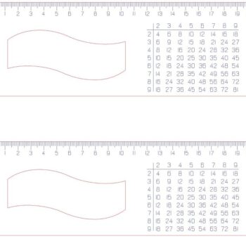 Intra απο ξύλο plywood 3mm-4mm πάχος – Εξατομικευμένο ξύλο ξύλινου χάρακα 25x25 cm INTRAVECTRY-MY555332 - Image 3