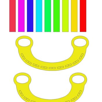 Intra απο ξύλο plywood 3mm-4mm πάχος – ξύλο Rainbow Rocker Balance Board for Kids 35x40 cm INTRAVECTRY-MY557628 - Image 4