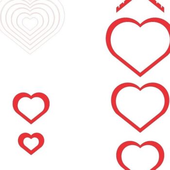 Intra απο ξύλο plywood 3mm-4mm πάχος – Ρομαντικό Κρεμαστό Φωτιστικό Ξύλινη Καρδιά 15x20 cm INTRAVECTRY-MY555352 - Image 3