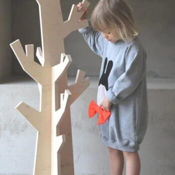 Intra απο ξύλο plywood 3mm-4mm πάχος – Λίμα Tree Coat Stand for Kids 15x15 cm INTRAVECTRY-MY557630 - Image 2