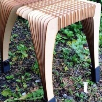 Intra απο ξύλο plywood 3mm-4mm πάχος – Λίμα σκαμπώ από κόντρα πλακέ σε στρώσεις 15x15 cm INTRAVECTRY-MY556724 - Image 1