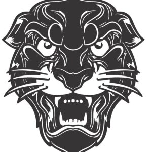 Intra απο ξύλο plywood 3mm-4mm πάχος – ξύλο διακόσμησης τοίχου Angry Panther Roar 20x25 cm INTRAVECTRY-MY555518