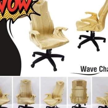 Intra απο ξύλο plywood 3mm-4mm πάχος – ξύλο παραμετρικής καρέκλας γραφείου από κόντρα πλακέ 10x10 cm INTRAVECTRY-MY556727 - Image 1