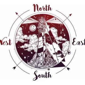 Intra απο ξύλο plywood 3mm-4mm πάχος – ξύλο ξύλινο ρολόι τοίχου με θέμα το Lighthouse Compass 15x20 cm INTRAVECTRY-MY557244