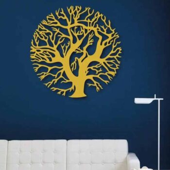 Intra απο ξύλο plywood 3mm-4mm πάχος – Circle Bare Tree Art Wall Art for Home Decor File 25x30 cm INTRAVECTRY-MY560533 - Image 1