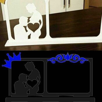 Intra απο ξύλο plywood 3mm-4mm πάχος – ξύλο κορνίζας εικόνας υπερήχου πρώτης φωτογραφίας COUPLE 15x20 cm INTRAVECTRY-MY558622 - Image 1