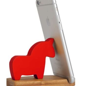 Intra απο ξύλο plywood 3mm-4mm πάχος – Βάση κινητού τηλεφώνου ξύλινο άλογο για επιτραπέζιο ξύλο 25x25 cm INTRAVECTRY-MY559328 - Image 1