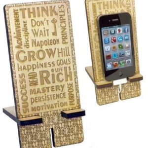 Intra απο ξύλο plywood 3mm-4mm πάχος – Ξύλινη βάση τηλεφώνου με εμπνευσμένες λέξεις ξύλο τέχνης χαρακτικής 45x50 cm INTRAVECTRY-MY555705