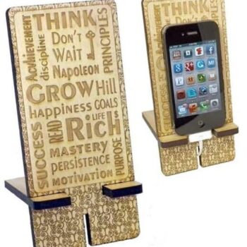 Intra απο ξύλο plywood 3mm-4mm πάχος – Ξύλινη βάση τηλεφώνου με εμπνευσμένες λέξεις ξύλο τέχνης χαρακτικής 45x50 cm INTRAVECTRY-MY555705 - Image 1