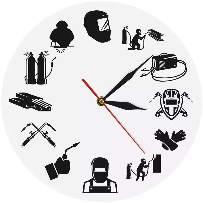 Intra απο ξύλο plywood 3mm-4mm πάχος – ξύλο ρολογιού τοίχου Weld Life Welder 20x25 cm INTRAVECTRY-MY561104