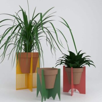 Intra απο ξύλο plywood 3mm-4mm πάχος – Acrylic Plant Pot Stand Collection File 3mm 25x30 cm INTRAVECTRY-MY555743 - Image 1