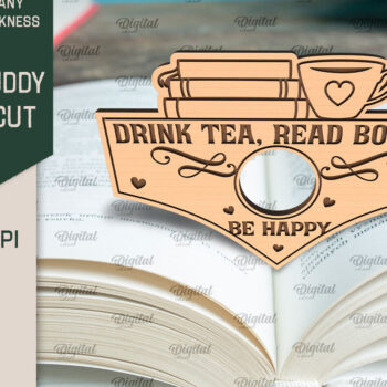 Intra απο ξύλο plywood 3mm-4mm πάχος Βιβλίο Buddy . Κάτοχος σελίδας βιβλίου Δίασταση 30x20 cm INTRAFABR-94902117 - Image 1