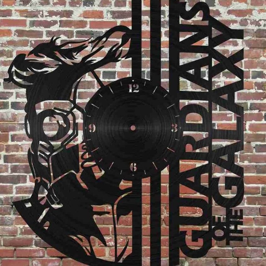 Intra απο ξύλο plywood 3mm-4mm πάχος – ξύλο ρολογιού τοίχου Vinyl Record Guardians of the Galaxy 25x30 cm INTRAVECTRY-MY561137