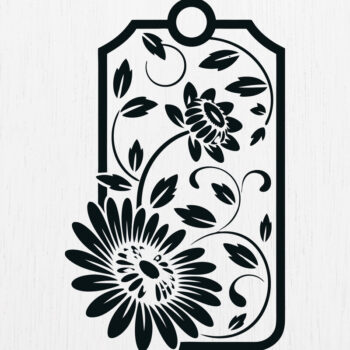 Intra απο ξύλο plywood 3mm-4mm πάχος Προσθήκη σελιδοδείκτη Paper Cut Design 5 Δίασταση 15x15 cm INTRAFABR-120832245 - Image 1