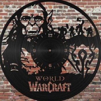 Intra απο ξύλο plywood 3mm-4mm πάχος – ξύλο ρολογιού τοίχου βινυλίου Thrall World of Warcraft 10x10 cm INTRAVECTRY-MY557341 - Image 1