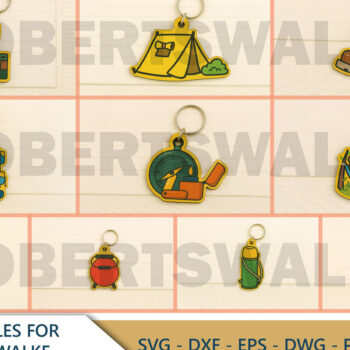 Intra απο ξύλο plywood 3mm-4mm πάχος Camping Cut  Δίασταση 3x3 cm INTRAFABR-123666298 - Image 1