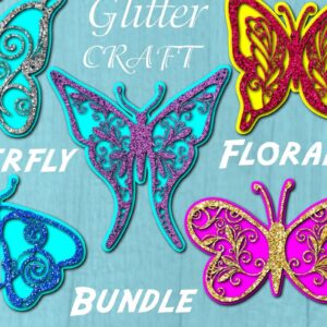 Intra απο ξύλο plywood 3mm-4mm πάχος Πεταλούδα λουλουδάτο χαρτιού κοπής Δίασταση 40x40 cm INTRAFABR-33843732