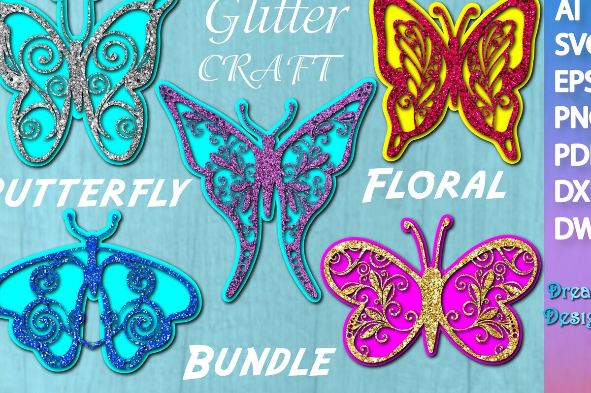 Intra απο ξύλο plywood 3mm-4mm πάχος Πεταλούδα λουλουδάτο χαρτιού κοπής Δίασταση 40x40 cm INTRAFABR-33843732