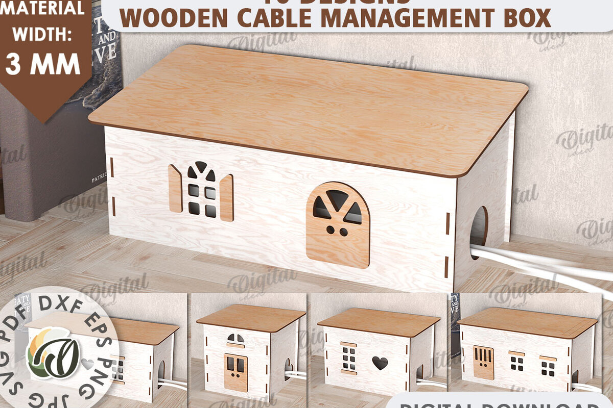 Intra απο ξύλο plywood 3mm-4mm πάχος Κουτιά διαχείρισης καλωδίων Δέσμη  Δίασταση 30x20 cm INTRAFABR-112093804