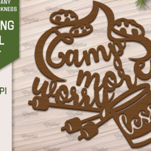 Intra απο ξύλο plywood 3mm-4mm πάχος Camping Wall Art . Camping Papercut Δίασταση 40x40 cm INTRAFABR-91963117