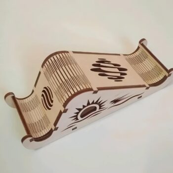 Intra απο ξύλο plywood 3mm-4mm πάχος – ξύλο βάσης θήκης κινητού τηλεφώνου και tablet Living Hinge 40x40 cm INTRAVECTRY-MY558089 - Image 2