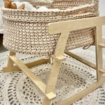 Intra απο ξύλο plywood 3mm-4mm πάχος – Ξύλινη λίμα βάσης κουνιστή Moses Basket Basket 20x20 cm INTRAVECTRY-MY556051 - Image 1