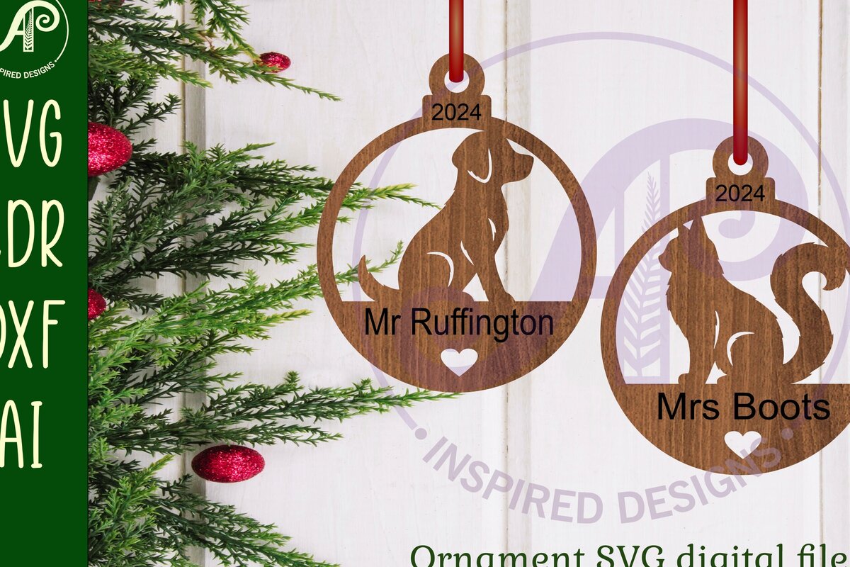 Intra απο ξύλο plywood 3mm-4mm πάχος Χριστουγεννιάτικο στολίδι για γάτα και σκύλο  Δίασταση 3x3 cm INTRAFABR-108869903