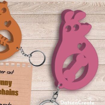 Intra απο ξύλο plywood 3mm-4mm πάχος κοπής με λέιζερ μπρελόκ για γάτες και σκύλους Δίασταση 6x6 cm INTRAFABR-90123668 - Image 1