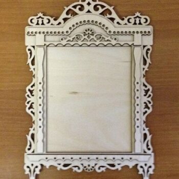 Intra απο ξύλο plywood 3mm-4mm πάχος – Κορνίζα με ξύλο Platband 20x20 cm INTRAVECTRY-MY556140 - Image 1