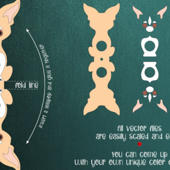 Intra απο ξύλο plywood 3mm-4mm πάχος Πρότυπο θήκης για γλειφιτζούρι σκύλου Chihuahua Δίασταση 30x20 cm INTRAFABR-25938488 - Image 1