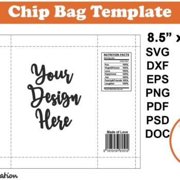 Intra απο ξύλο plywood 3mm-4mm πάχος Πρότυπο Chip Bag | Περιτύλιγμα πάρτι Δίασταση 15x15 cm INTRAFABR-27489057 - Image 1