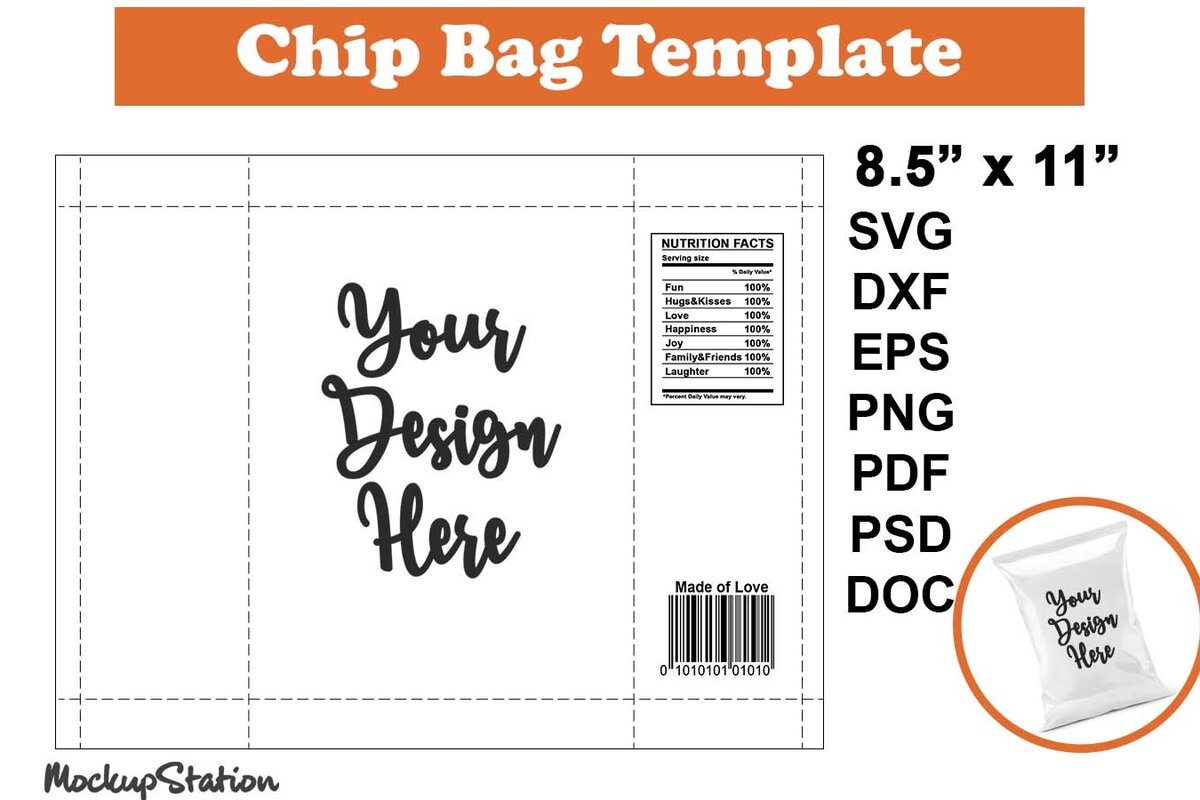 Intra απο ξύλο plywood 3mm-4mm πάχος Πρότυπο Chip Bag | Περιτύλιγμα πάρτι Δίασταση 15x15 cm INTRAFABR-27489057