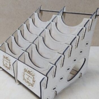 Intra απο ξύλο plywood 3mm-4mm πάχος – Βάση θήκης για τσάντα μπαχαρικών σε πάγκο πολλαπλών στρώσεων 20x20 cm INTRAVECTRY-MY557753 - Image 1