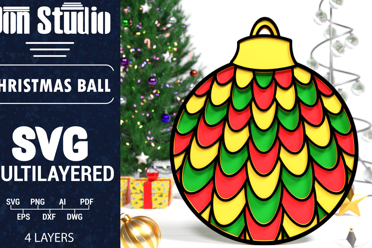 Intra απο ξύλο plywood 3mm-4mm πάχος Χριστουγεννιάτικη Μπάλα πολλαπλών στρώσεων PaperCut Δίασταση 1500x1500 cm INTRAFABR-75652810