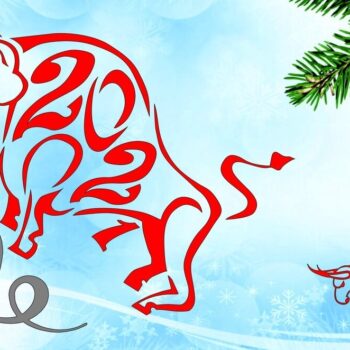 Intra απο ξύλο plywood 3mm-4mm πάχος – Symbol of Year 2021 Metal Ox Wall Art File 10x10 cm INTRAVECTRY-MY558231 - Image 1