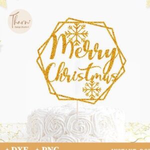 Intra απο ξύλο plywood 3mm-4mm πάχος Χριστουγεννιάτικο Cake Topper Δίασταση 15x15 cm INTRAFABR-42115321