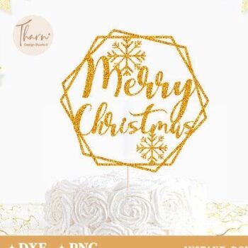 Intra απο ξύλο plywood 3mm-4mm πάχος Χριστουγεννιάτικο Cake Topper Δίασταση 15x15 cm INTRAFABR-42115321 - Image 1