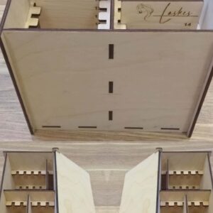 Intra απο ξύλο plywood 3mm-4mm πάχος – Κουτί συσκευασίας βλεφαρίδων Δύο σειρές Λίμα 150x75cm 20x20 cm INTRAVECTRY-MY561448