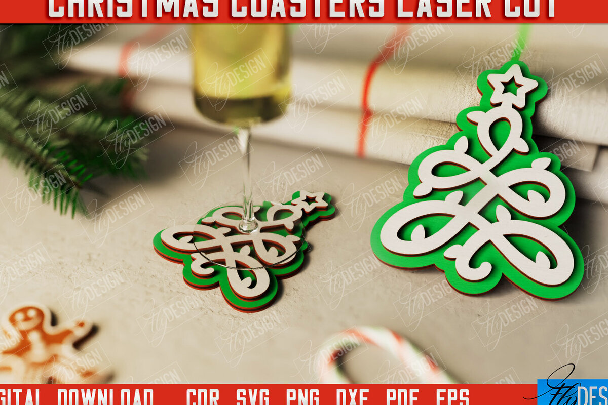 Intra απο ξύλο plywood 3mm-4mm πάχος Χριστουγεννιάτικο σουβέρ| Κύπελλο σουβέρ |Διακοπές Δίασταση 15x15 cm INTRAFABR-107886280