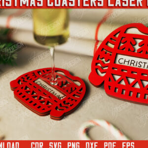 Intra απο ξύλο plywood 3mm-4mm πάχος Χριστουγεννιάτικο σουβέρ| Κύπελλο σουβέρ |Διακοπές Δίασταση 15x15 cm INTRAFABR-107886289