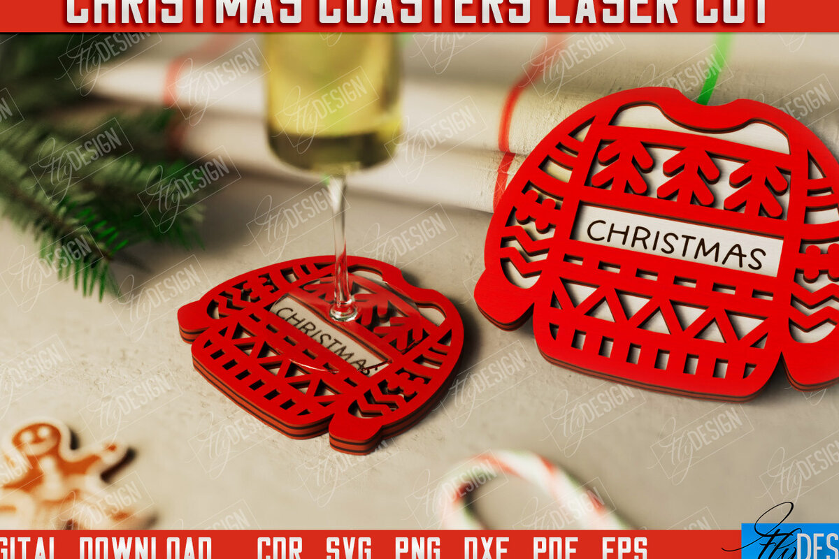 Intra απο ξύλο plywood 3mm-4mm πάχος Χριστουγεννιάτικο σουβέρ| Κύπελλο σουβέρ |Διακοπές Δίασταση 15x15 cm INTRAFABR-107886289