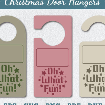 Intra απο ξύλο plywood 3mm-4mm πάχος Χριστουγεννιάτικο Κρεμάστρες Πόρτας Πρότυπο Δίασταση 15x15 cm INTRAFABR-111786191 - Image 1