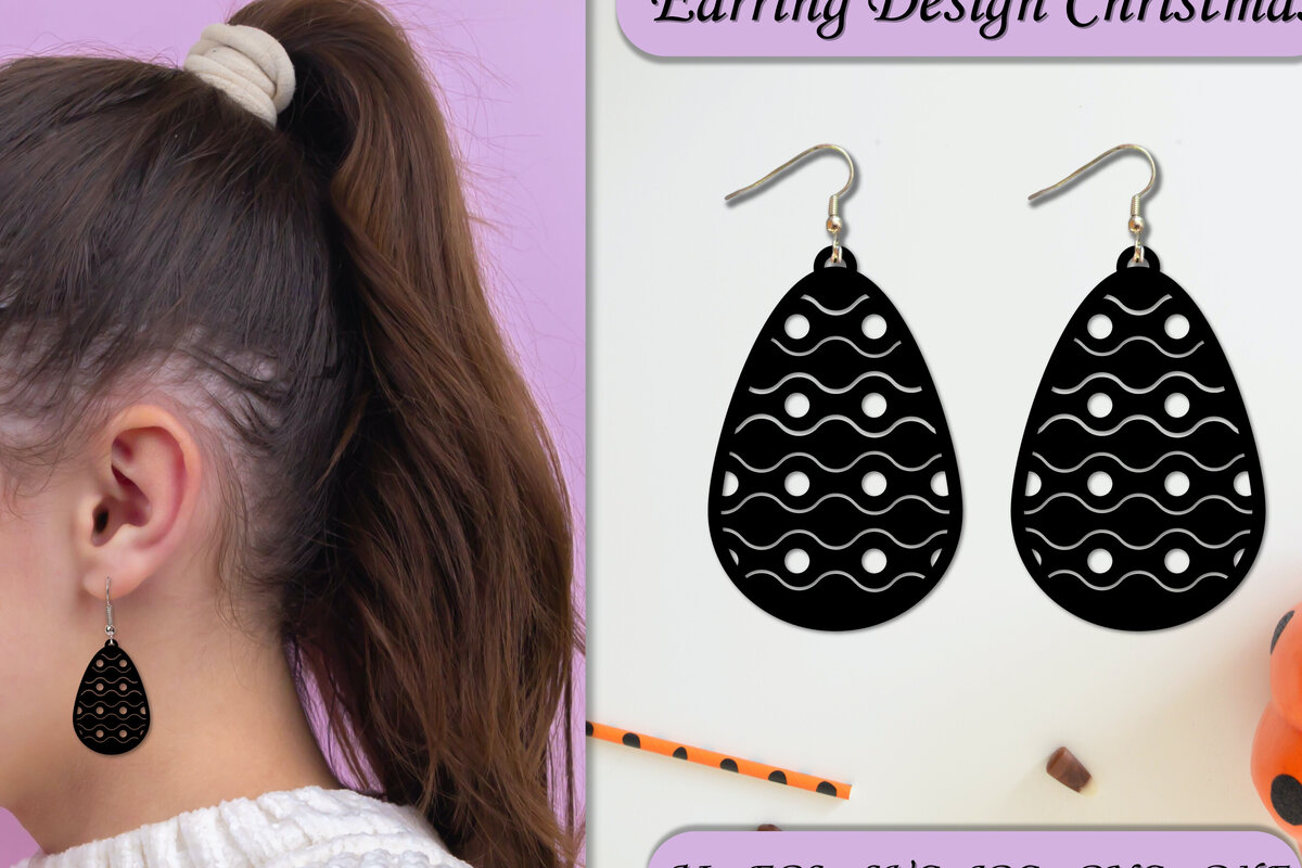 Intra απο ξύλο plywood 3mm-4mm πάχος Χριστουγεννιάτικα σκουλαρίκια Δίασταση 3x3 cm INTRAFABR-79183606