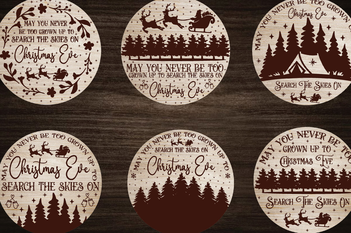 Intra απο ξύλο plywood 3mm-4mm πάχος Πακέτα κοπής με λέιζερ παραμονής Χριστουγέννων Δίασταση 15x15 cm INTRAFABR-90494352