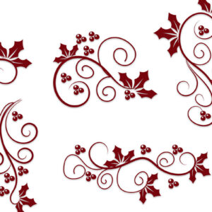 Intra απο ξύλο plywood 3mm-4mm πάχος Χριστουγεννιάτικο Floral Φύλλο Στολίδι Δίασταση 8x8 cm INTRAFABR-80754657