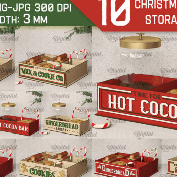 Intra απο ξύλο plywood 3mm-4mm πάχος Κουτιά δώρου Χριστουγέννων Δίασταση 15x15 cm INTRAFABR-106602783 - Image 1