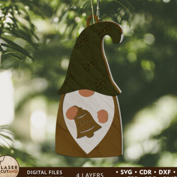 Intra απο ξύλο plywood 3mm-4mm πάχος Χριστουγεννιάτικο διακοσμητικό στοιχειό Δίασταση 4x4 cm INTRAFABR-85494625 - Image 1